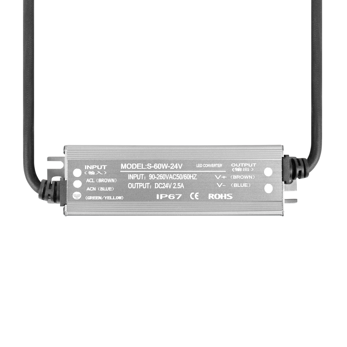 Блок питания Power 60W, 24V, IP67 10364/6068