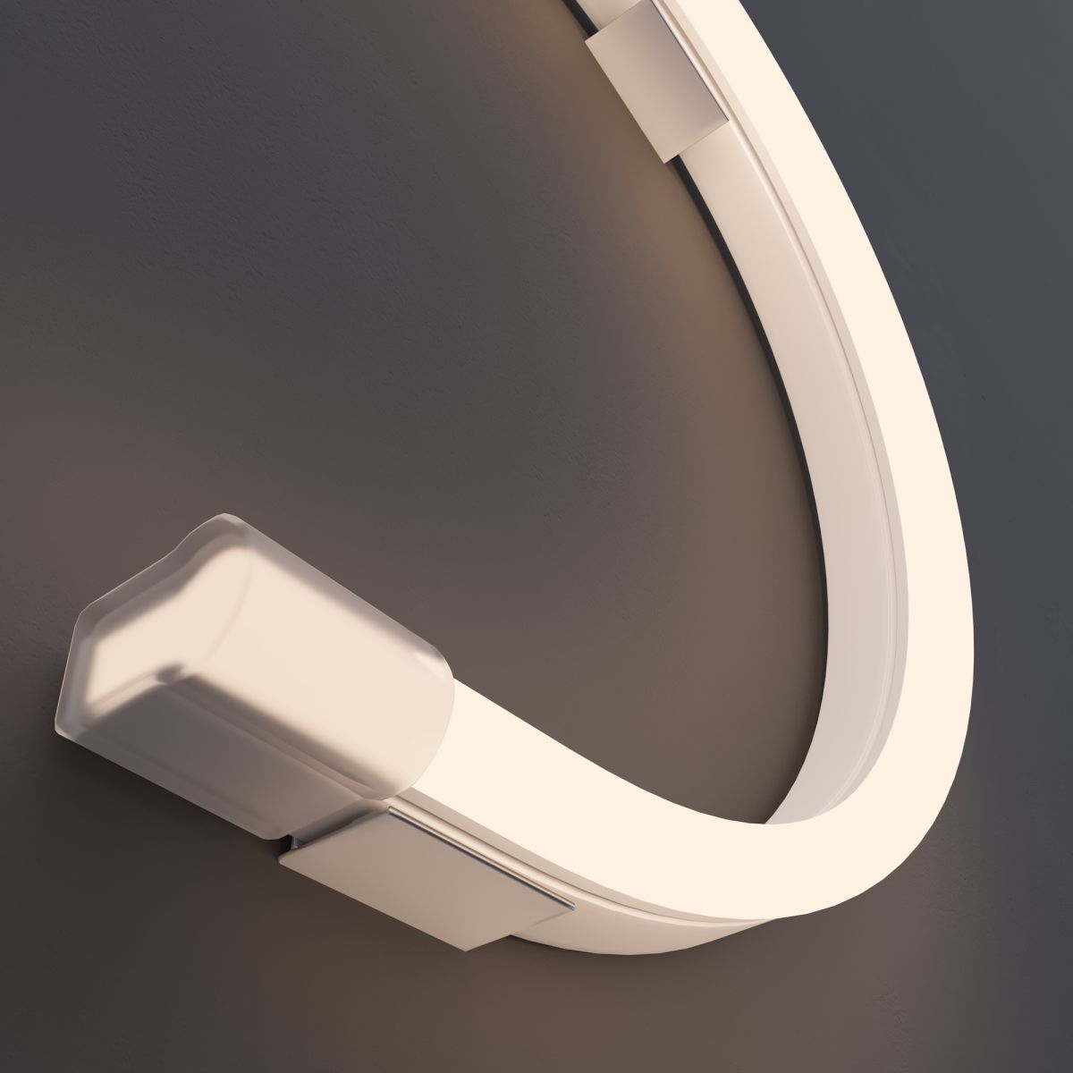 Гибкий неон Led Strip 220В 8Вт/м 2700K IP65 50м 201229