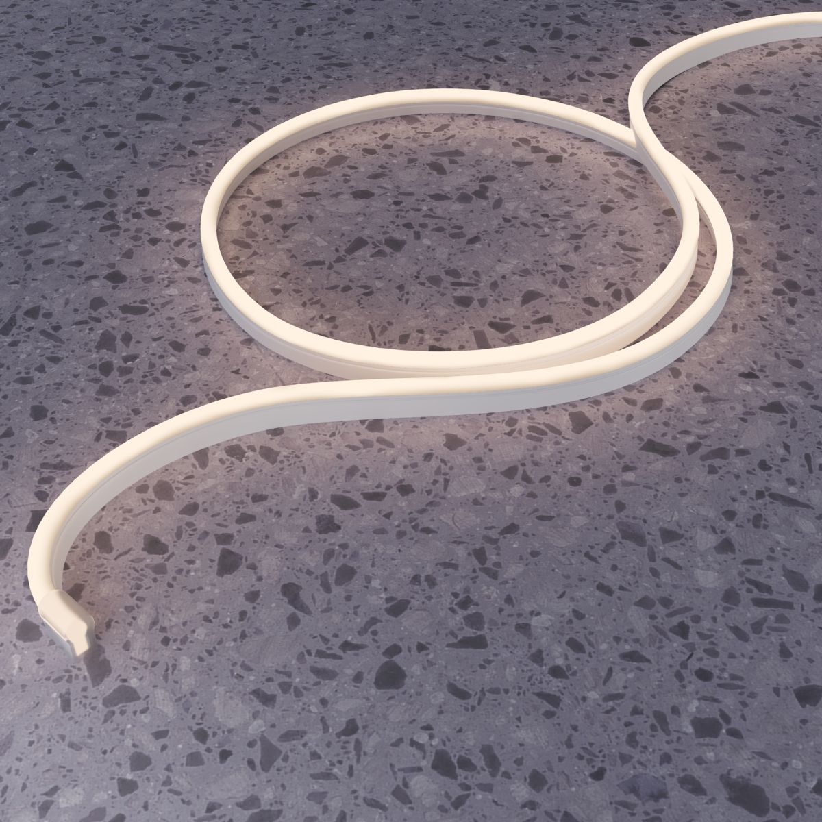 Гибкий неон Led Strip 220В 8Вт/м 2700K IP65 50м 201229
