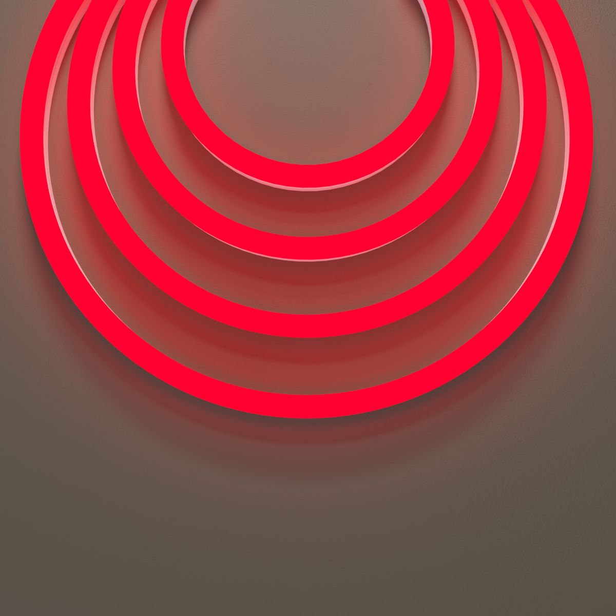 Гибкий неон Led Strip 25x13 220В 8Вт/м Red IP65 50м 201233