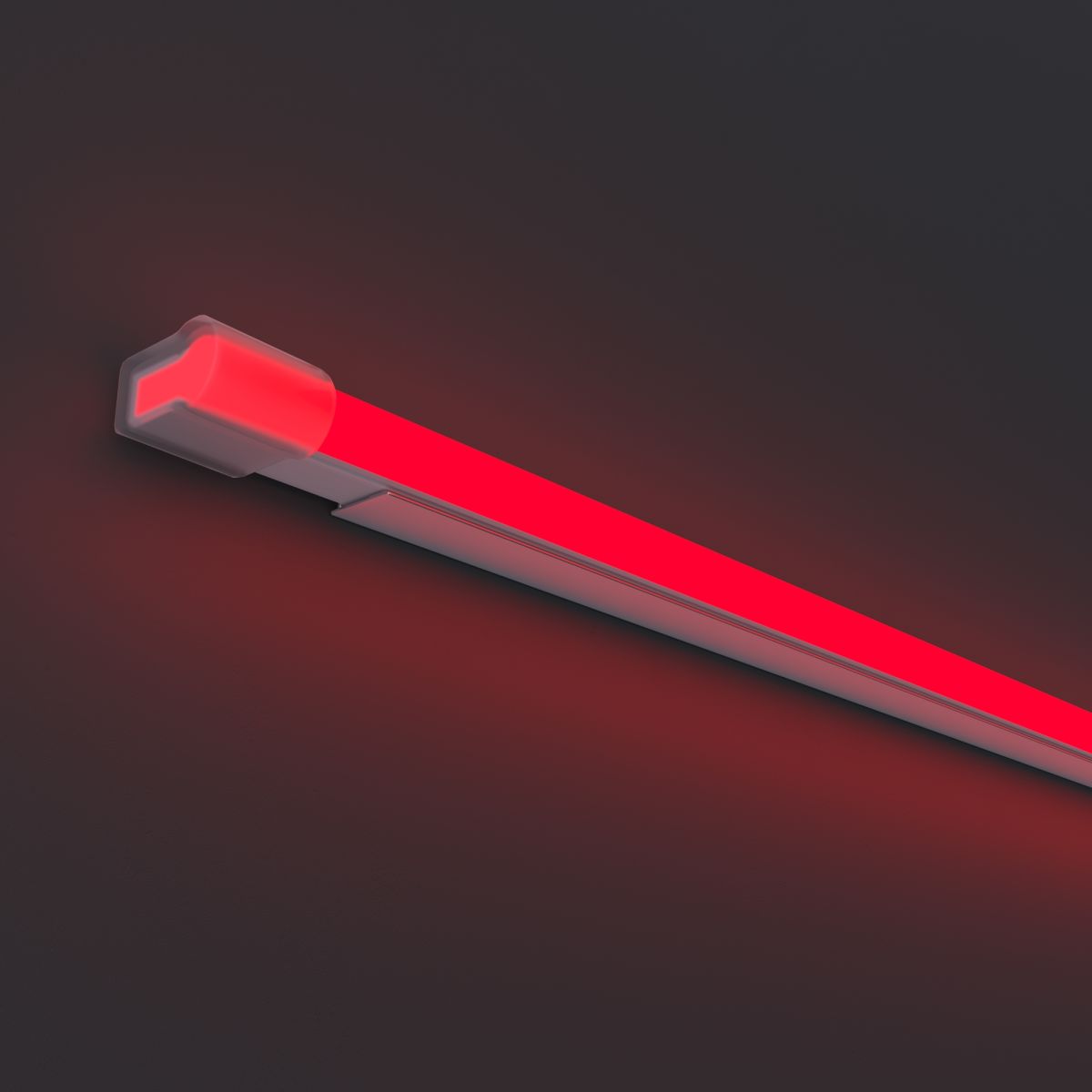 Гибкий неон Led Strip 25x13 220В 8Вт/м Red IP65 50м 201233