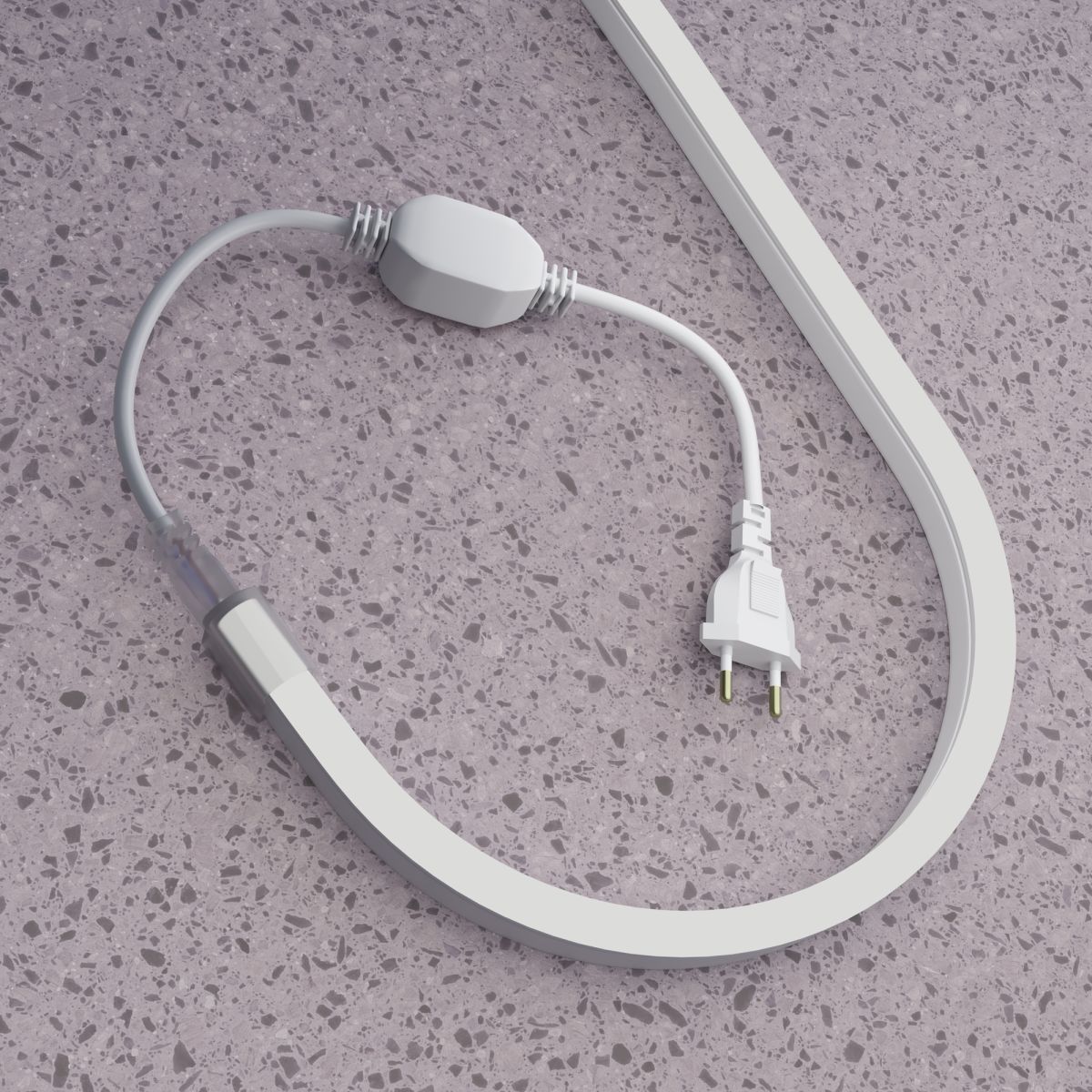 Гибкий неон Led Strip 25x13 220В 8Вт/м Green IP65 50м 201234