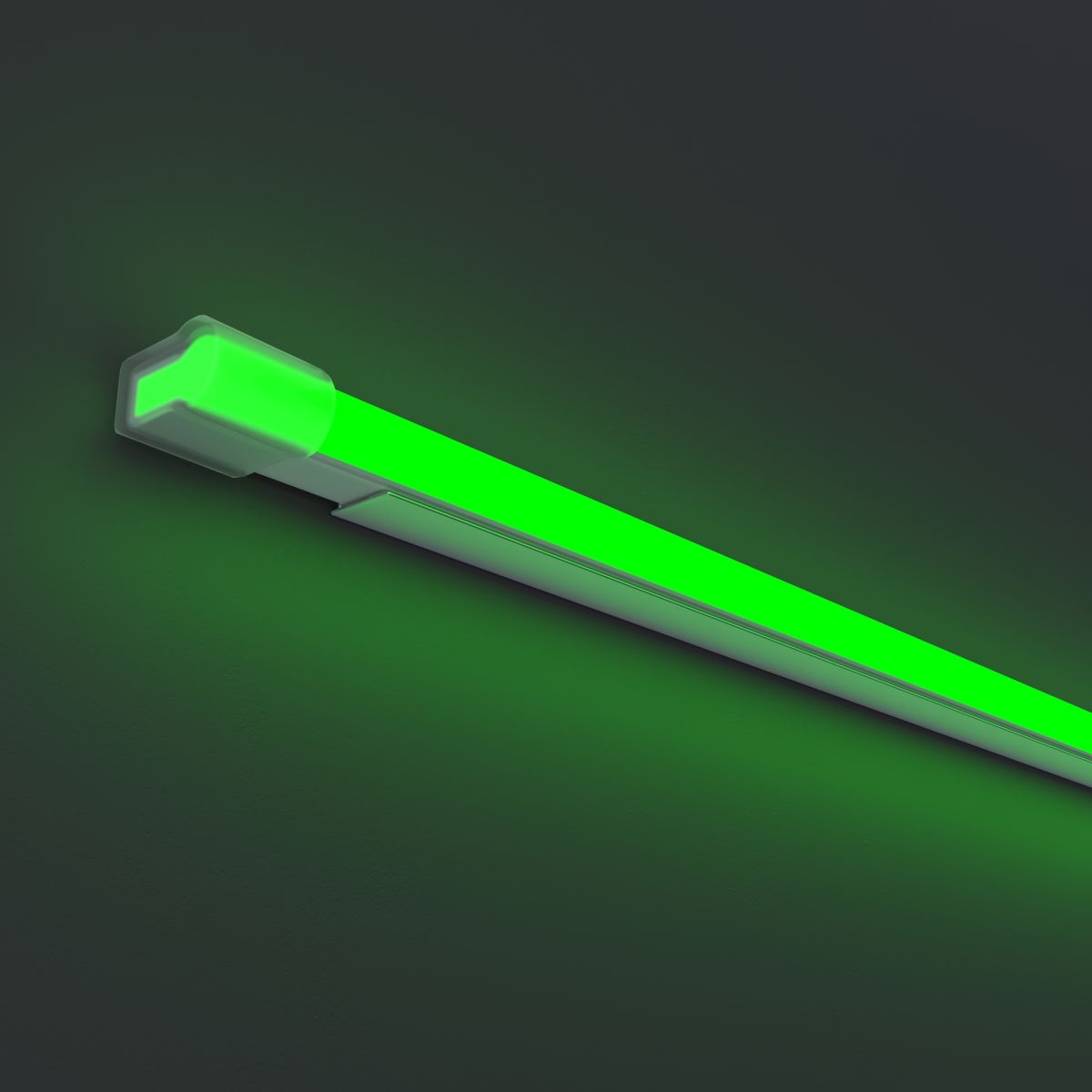 Гибкий неон Led Strip 25x13 220В 8Вт/м Green IP65 50м 201234