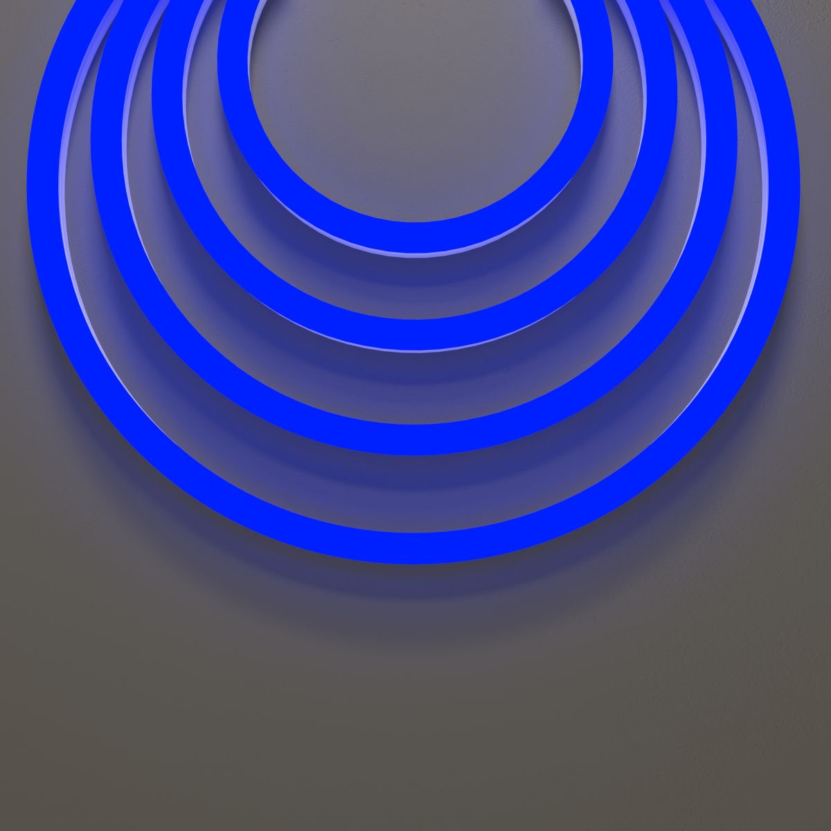 Гибкий неон Led Strip 25x13 220В 8Вт/м Blue IP65 50м 201235
