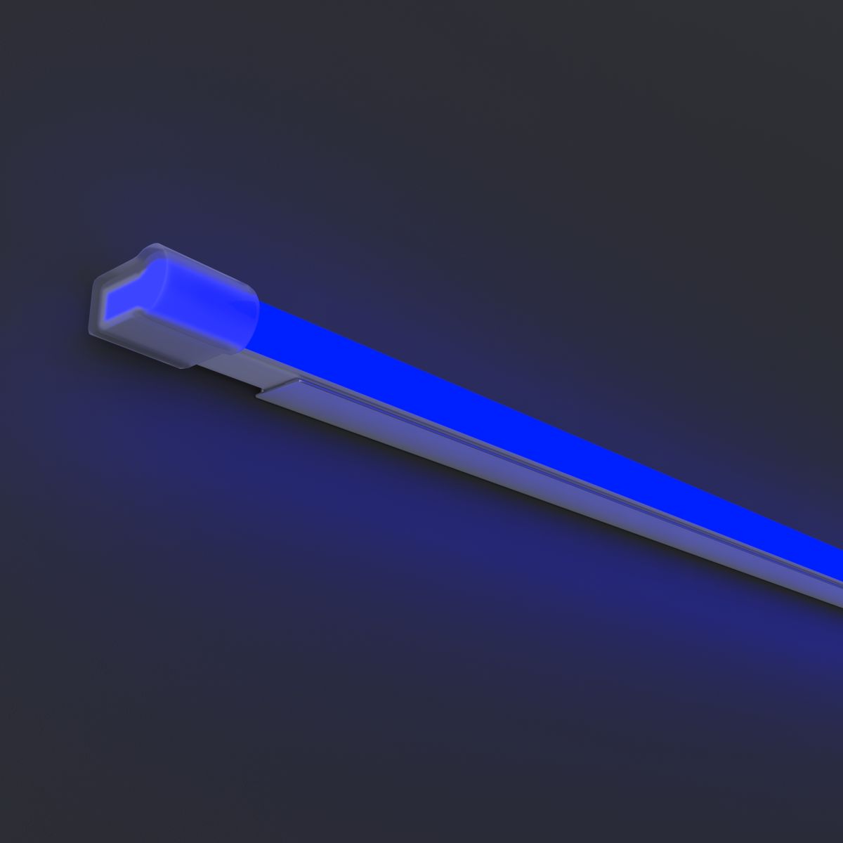 Гибкий неон Led Strip 25x13 220В 8Вт/м Blue IP65 50м 201235