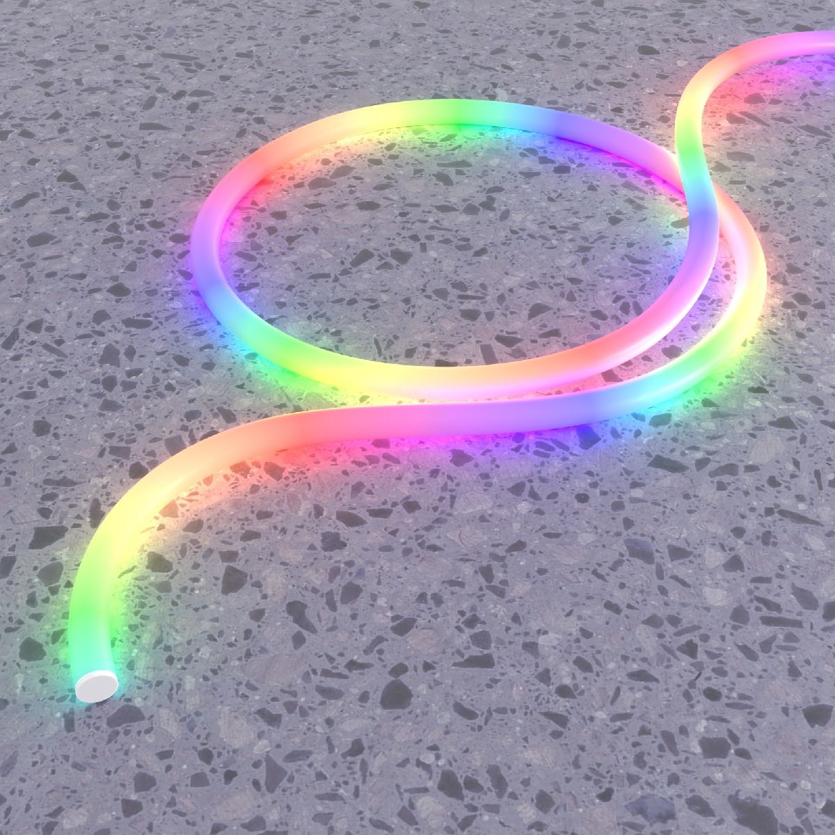 Гибкий неон Led Strip 24В 2835+2016 17,2Вт/м RGB+3000К 5м IP65 20304