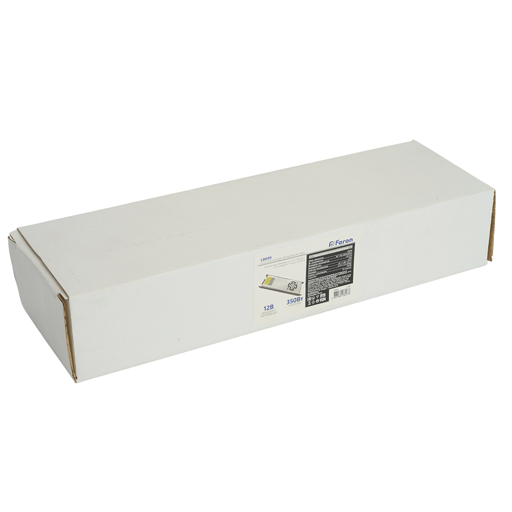 Блок питания для светодиодной ленты Feron LB009 12V 350W IP20 29A 21499