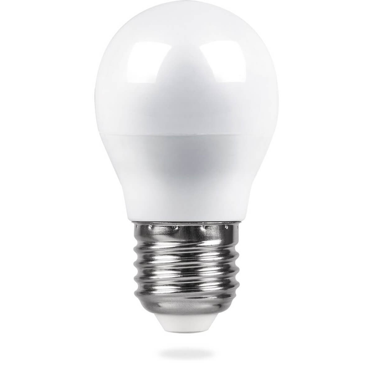 Лампа светодиодная E27 5W 2700K Шар Матовая LB-38 25404