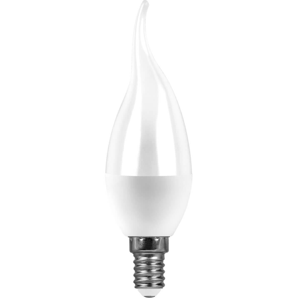 Лампа светодиодная E14 7W 2700K Свеча Матовая LB-97 25475