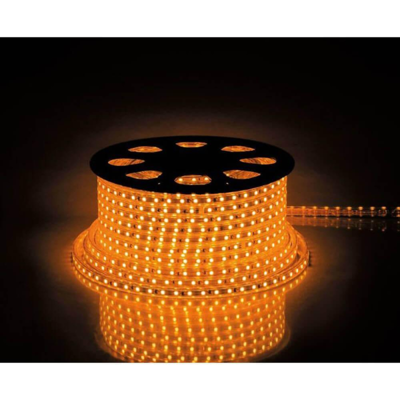 Светодиодная влагозащищенная лента 4,4W/m 60LED/m 2835SMD желтый 100M LS704 26240