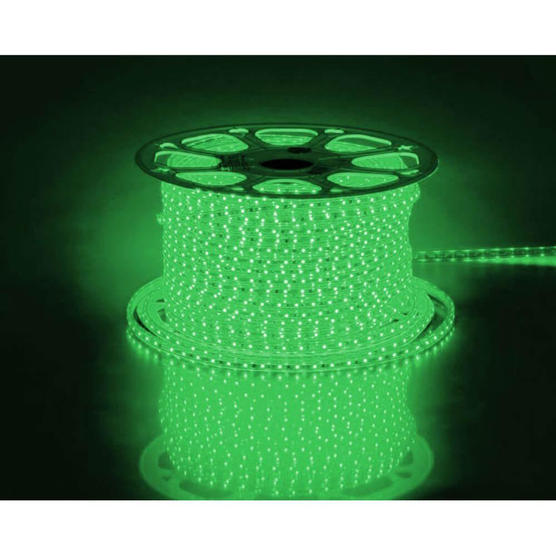Светодиодная влагозащищенная лента 4,4W/m 60LED/m 2835SMD зеленый 100M LS704 26241