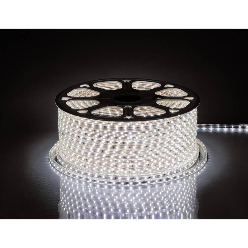 Светодиодная влагозащищенная лента 4,4W/m 60LED/m 2835SMD холодный белый 100M LS704 26243