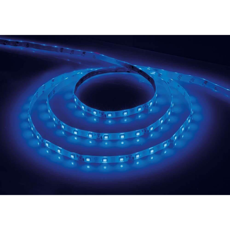 Светодиодная влагозащищенная лента 4,8W/m 60LED/m 2835SMD синий 5M LS604 27677