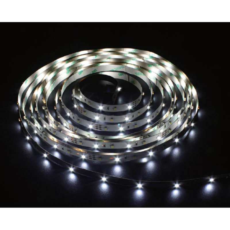 Светодиодная влагозащищенная лента 9,6W/m 120LED/m 2835SMD холодный белый 5M LS613 27731