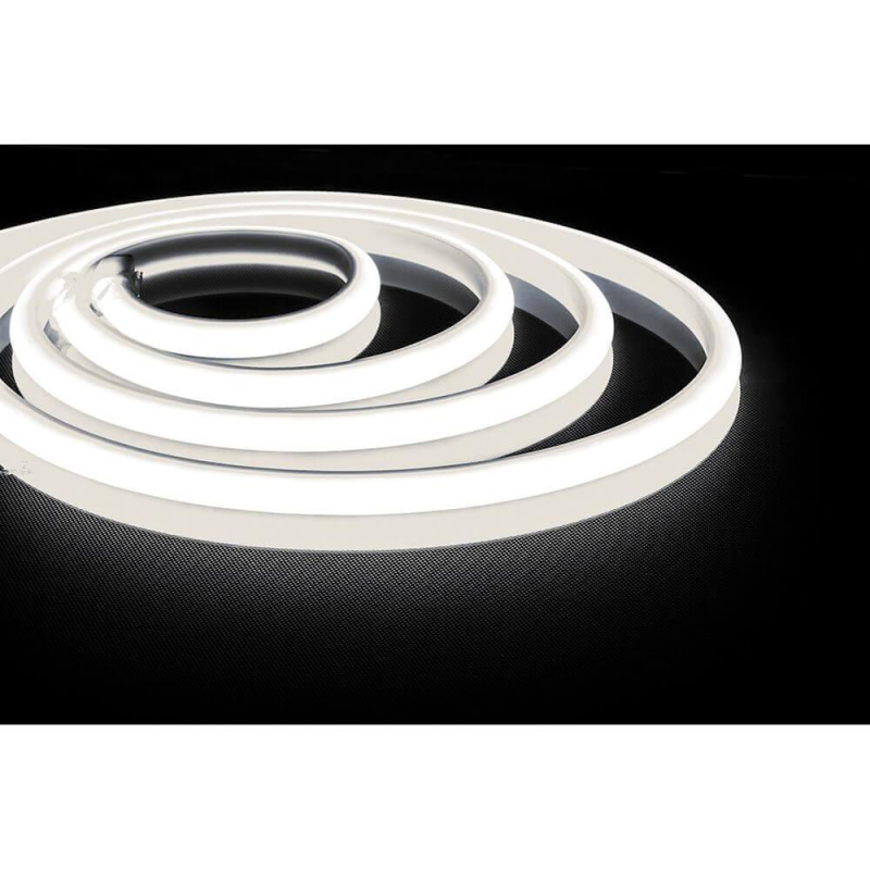 Светодиодная неоновая влагозащищенная лента 14,4W/m 180LED/m 2835SMD белый 5M LS651 32187