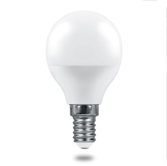Лампа светодиодная E14 9W 2700K шар матовый LB-1409 38077