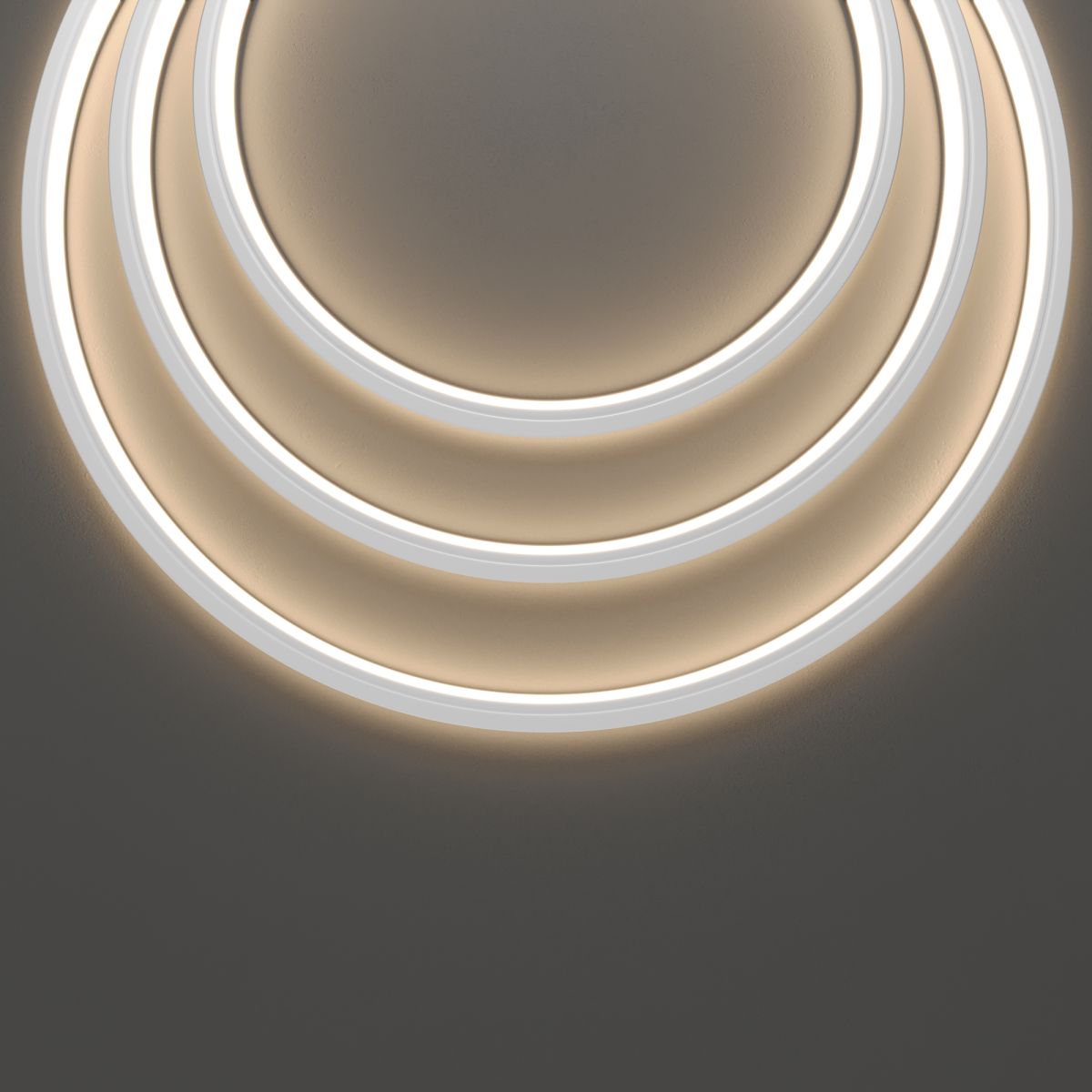 Гибкий неон Led strip 24В 10Вт/м 3000K 10м IP67 432016