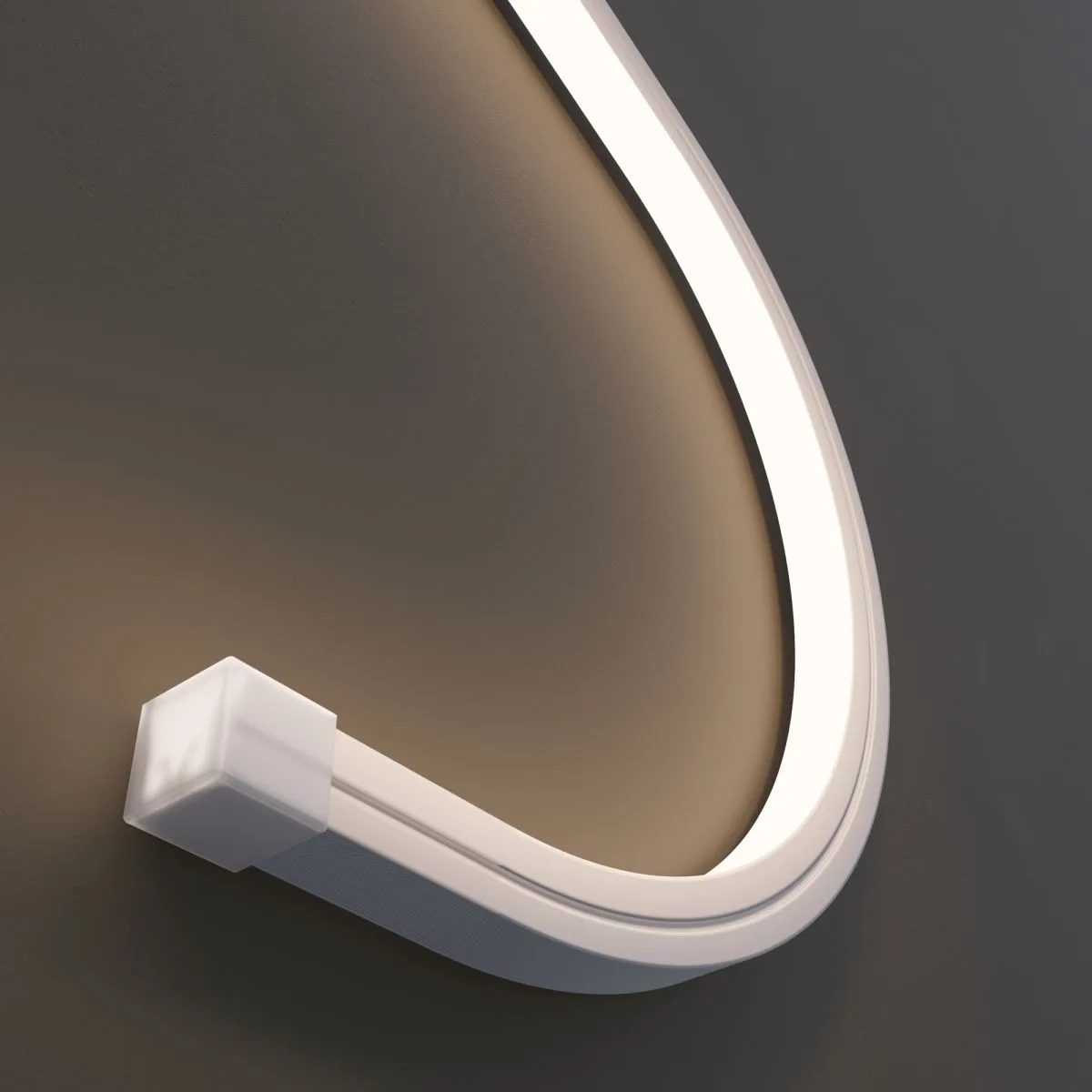Гибкий неон Led strip 24В 12Вт/м 3000K 5м IP67 432022