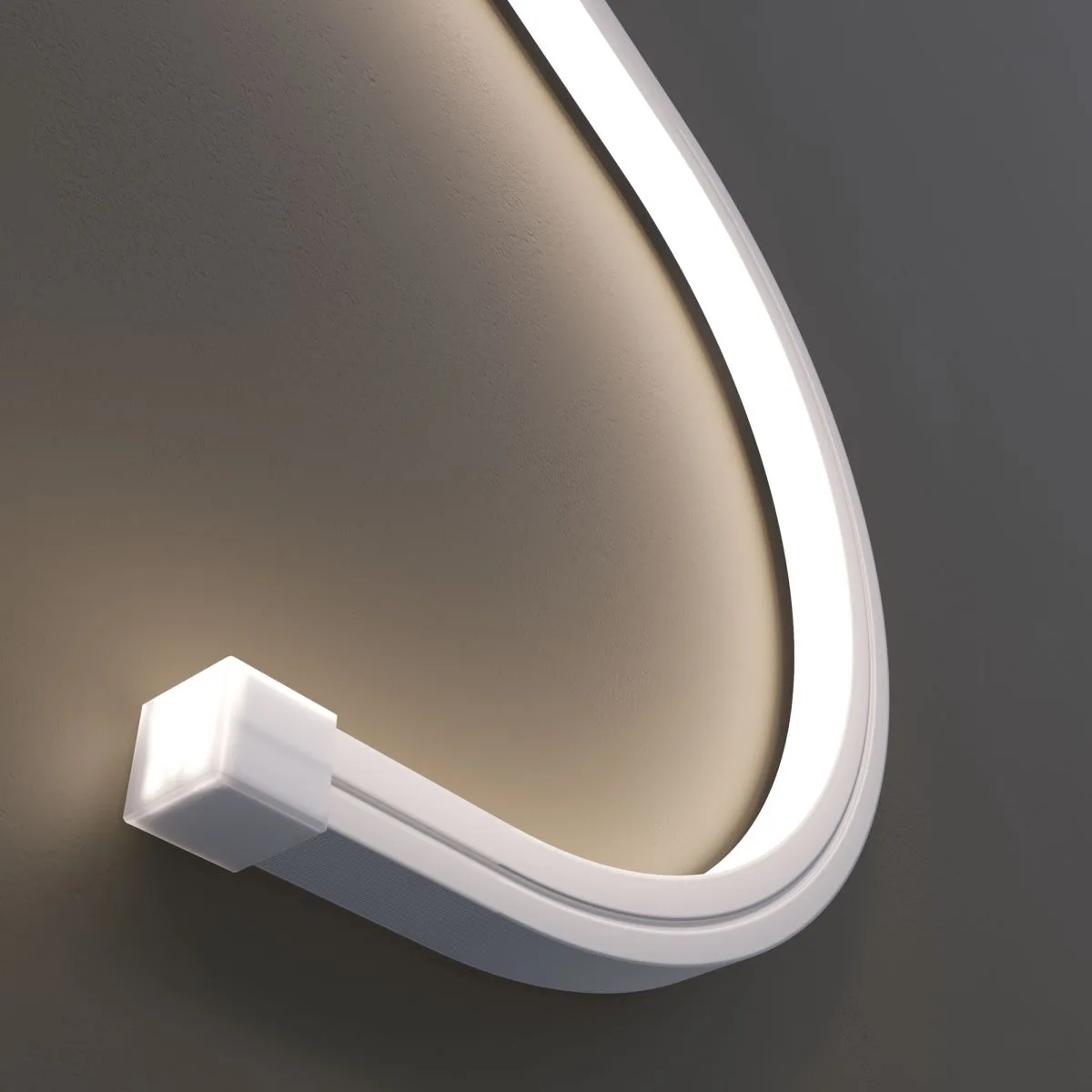Гибкий неон Led strip 24В 12Вт/м 4000K 5м IP67 432023