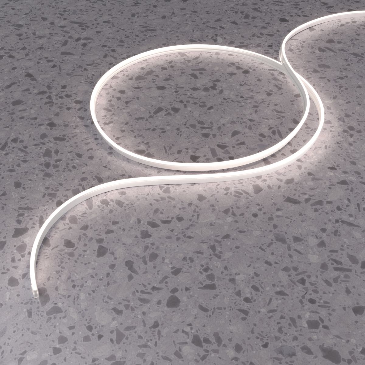 Гибкий неон Led strip 24В 10Вт/м 4000K 5м IP67 432030