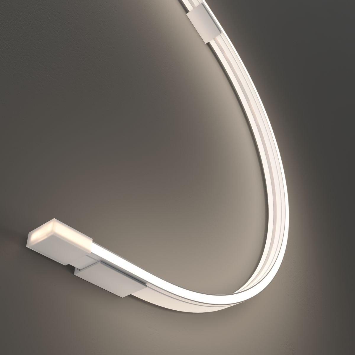 Гибкий неон Led strip 24В 9,6Вт/м 4000K 5м IP67 432038