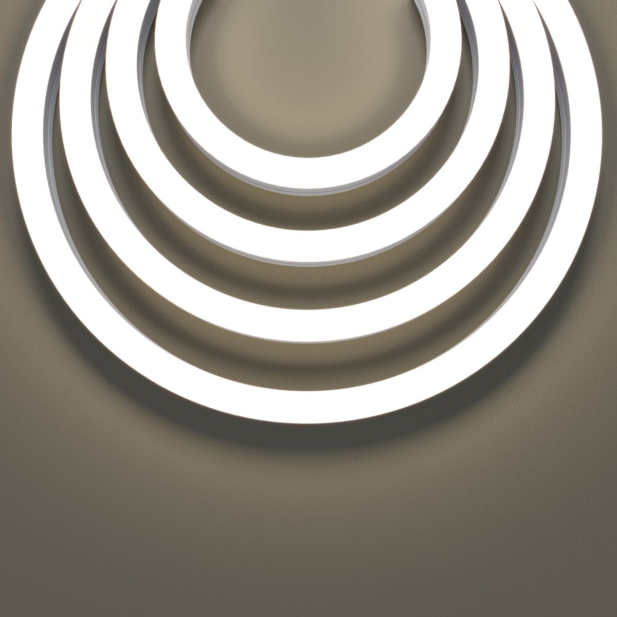 Гибкий неон Led strip 24В 14,4Вт/м 4000K 5м IP67 432046