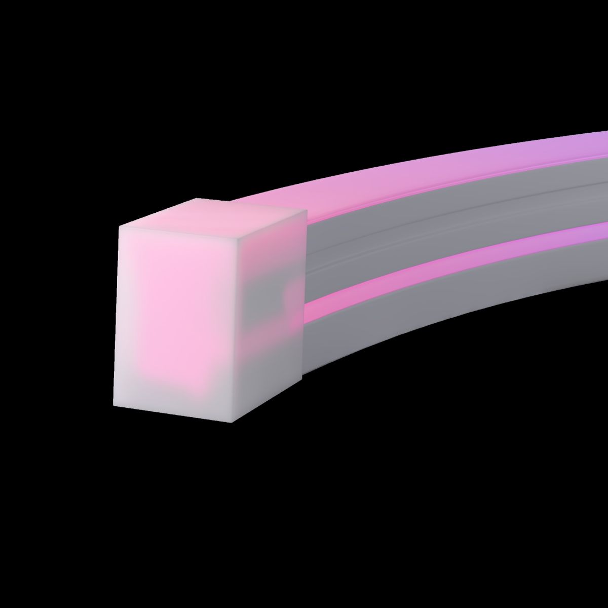 Гибкий неон Led Strip 24В 17,8Вт/м RGB SPI IP67 5м 432052