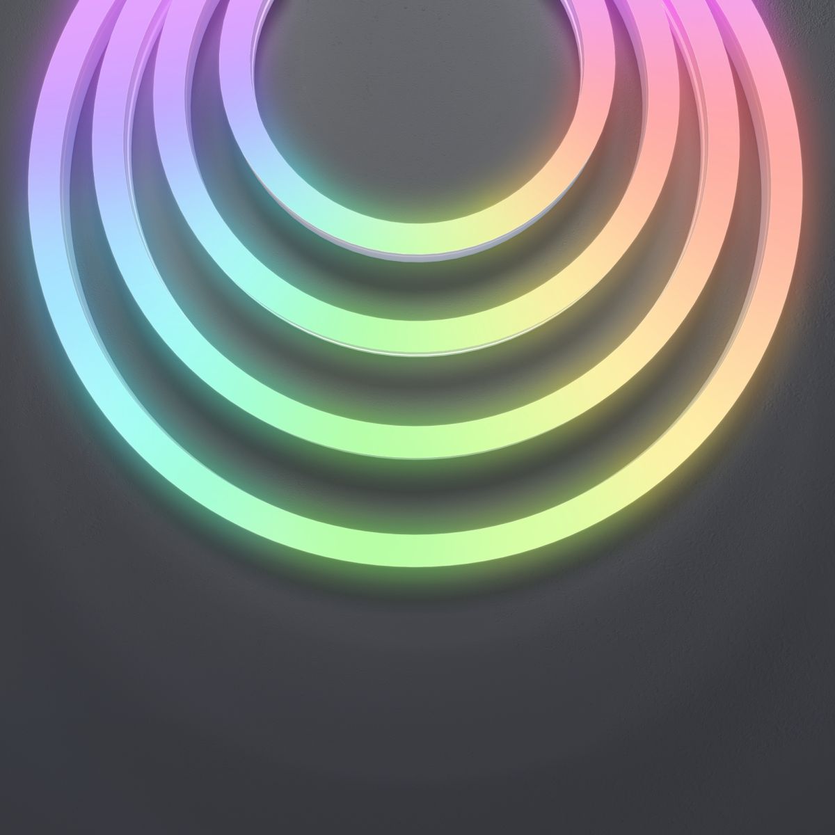 Гибкий неон Led Strip 24В 17,8Вт/м RGB SPI IP67 5м 432052