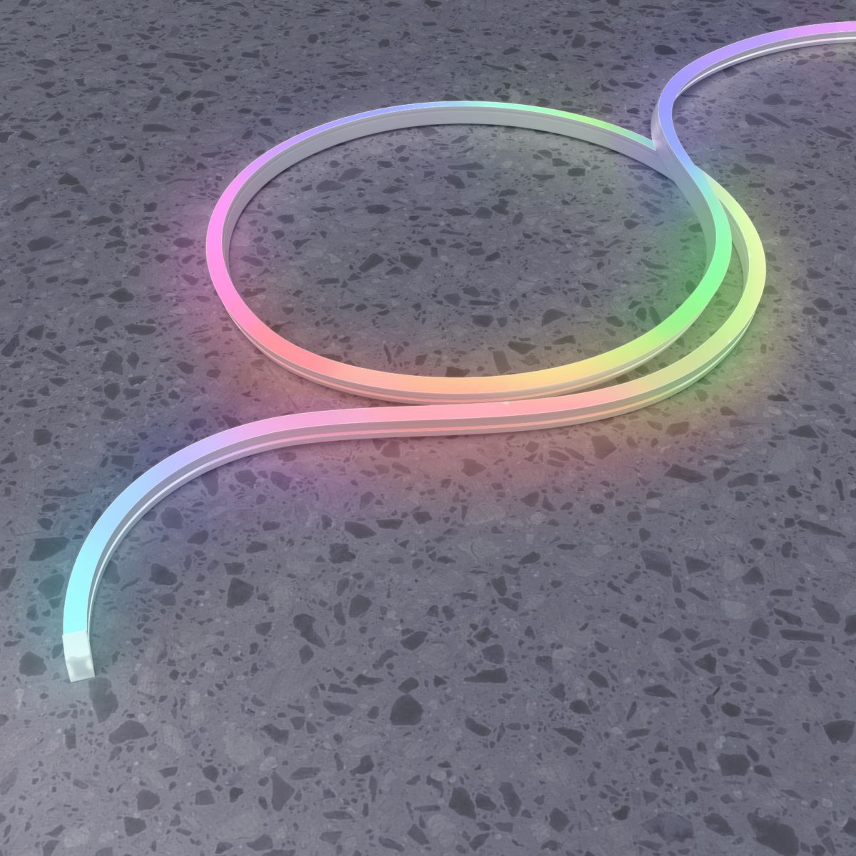 Гибкий неон Led Strip 24В 17,8Вт/м RGB SPI IP67 5м 432052