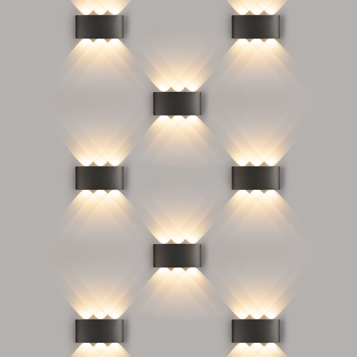 Настенный светильник 1551 TECHNO LED TWINKY TRIO черный 4690389068027 a049671