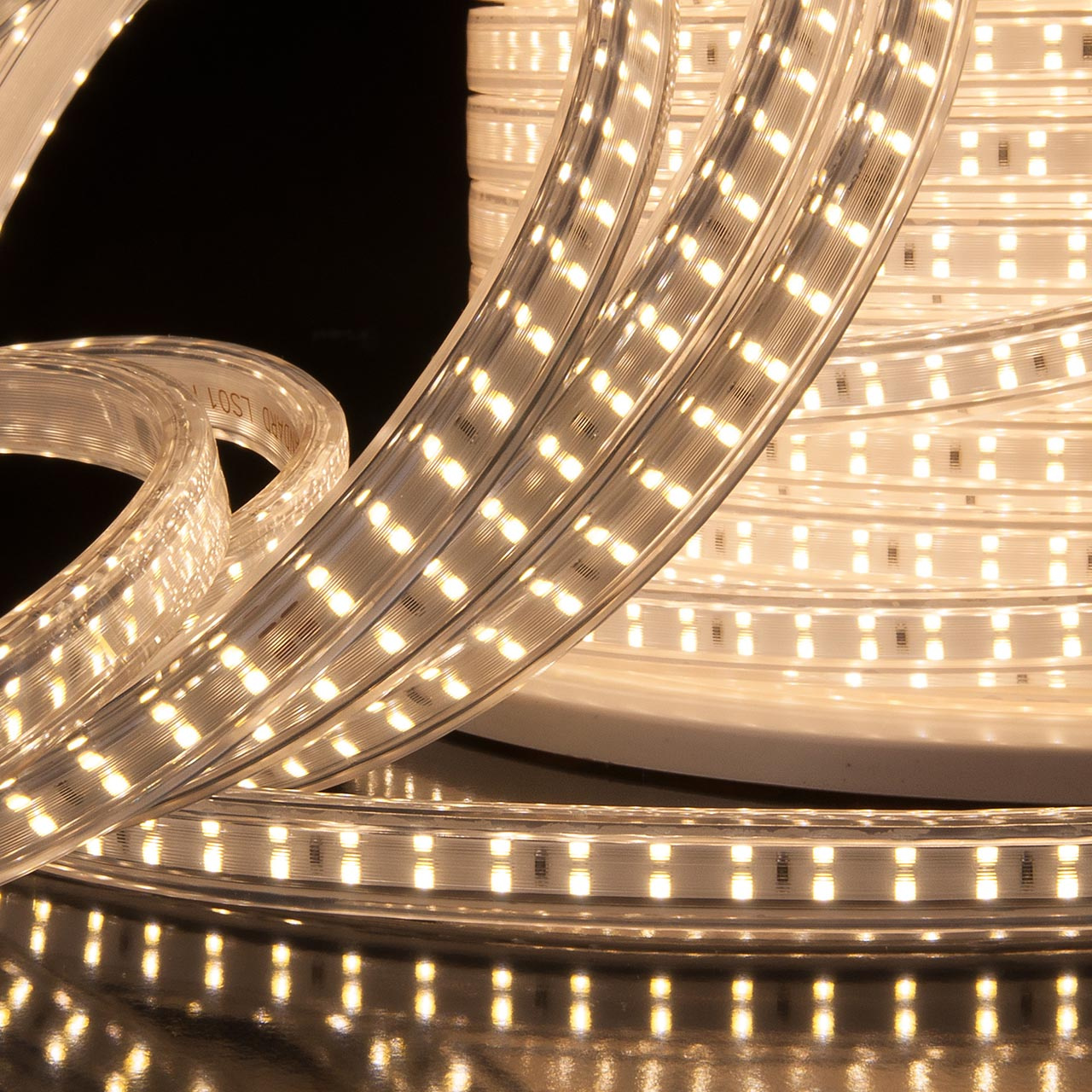 Светодиодная влагозащищенная лента 18W/m 180LED/m 2835SMD белый 50M 4690389125478 a041110