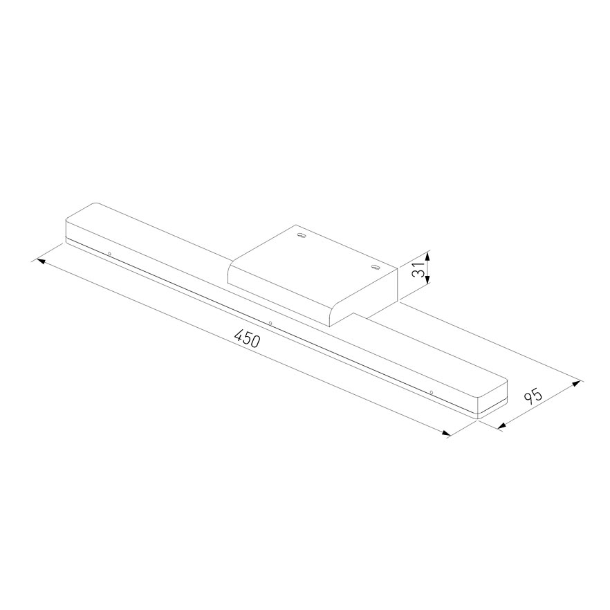 Подсветка для зеркал Protect LED белый MRL LED 1111 4690389169762