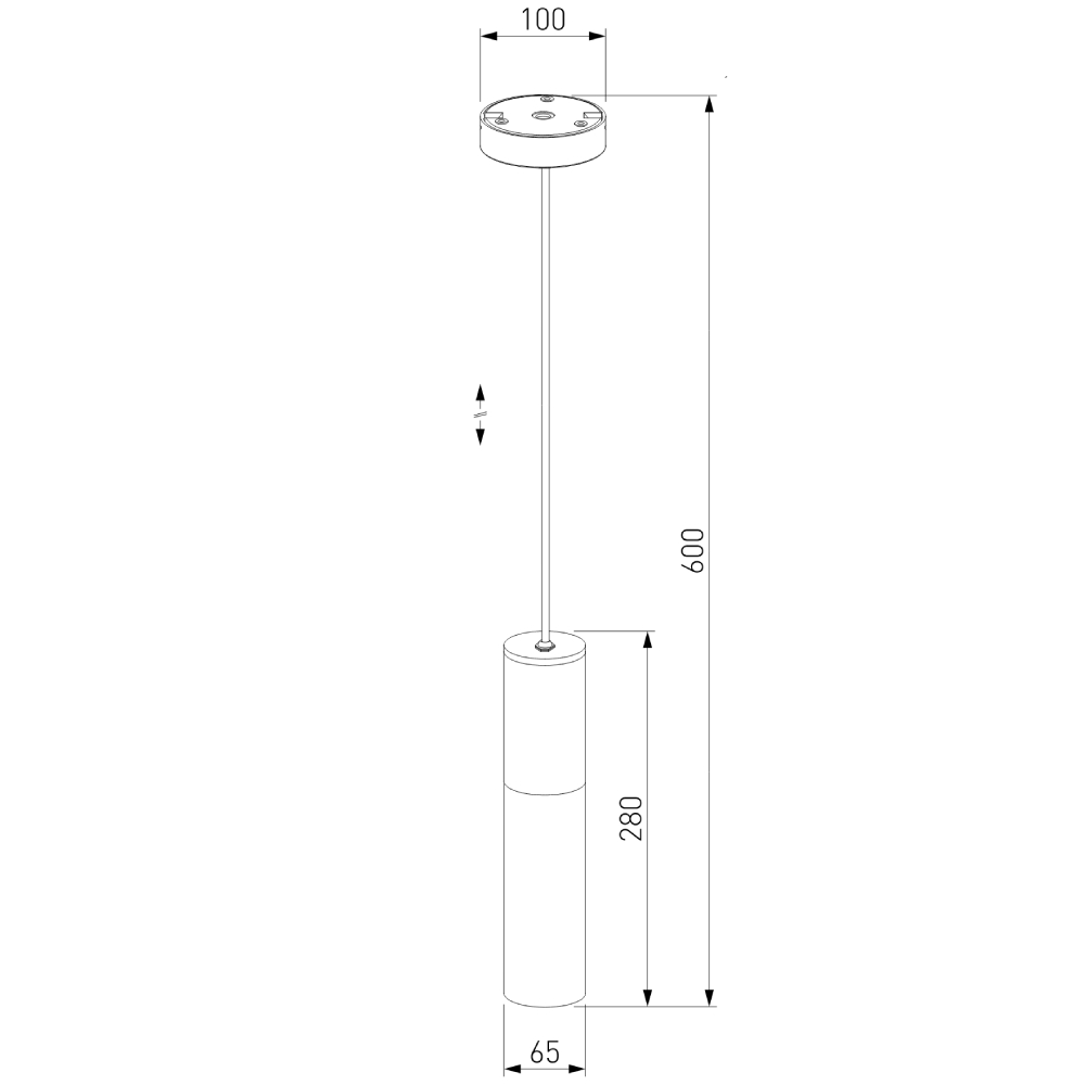 Уличный подвесной светильник Glas 5602 TECHNO серый 4690389193552 a062781