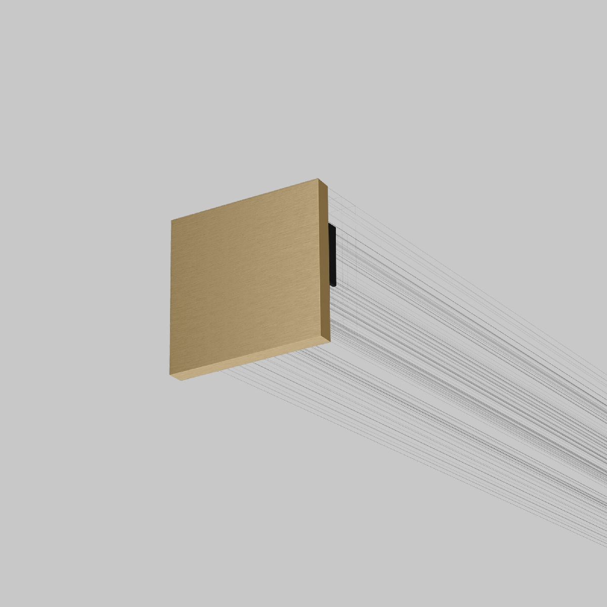 Заглушка для накладного шинопровода латунь (2 шт.) Line Magnetic 85230/00 4690389213861 a069645
