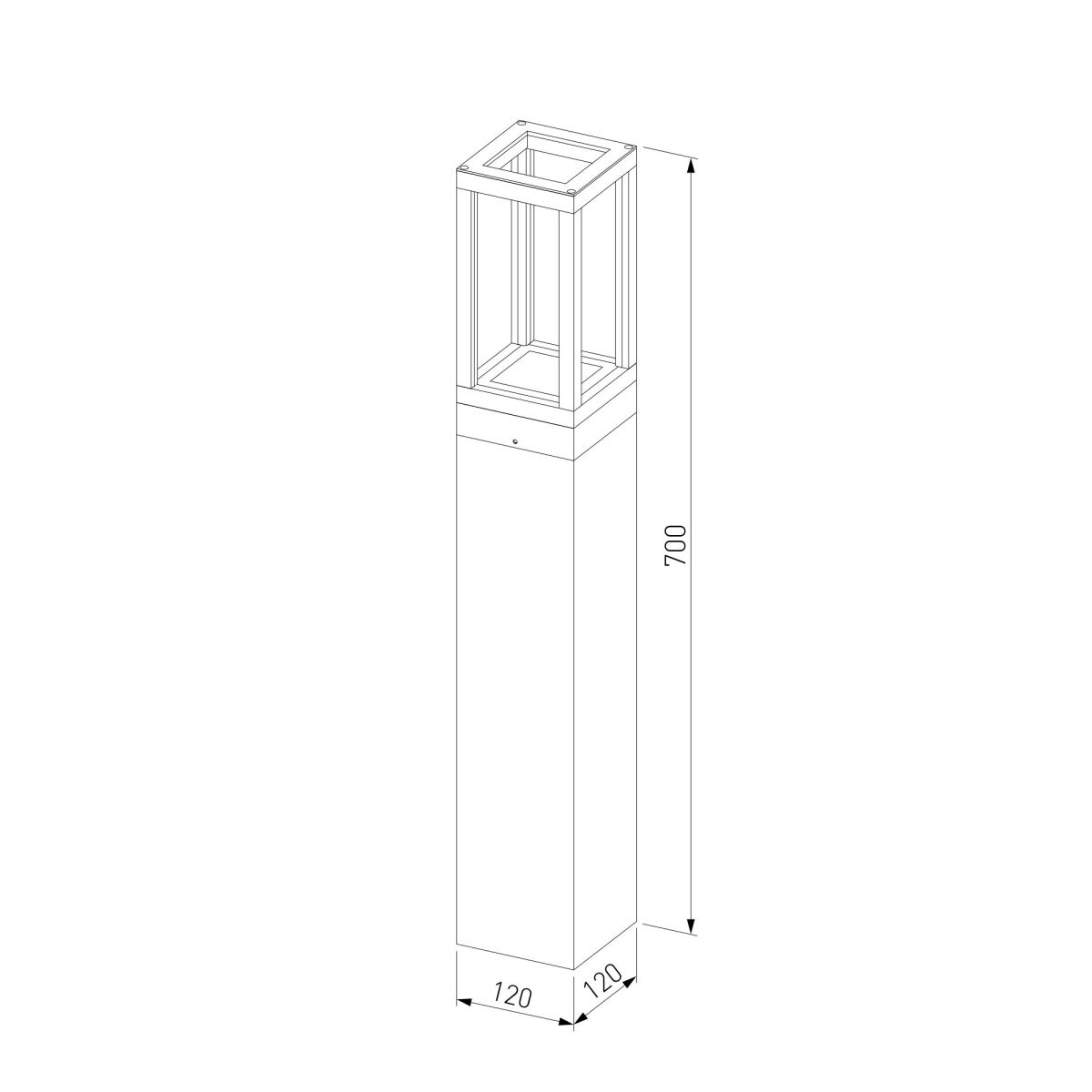 Ландшафтный светильник Frame 1529 TECHNO LED черный 4690389219122 a072092