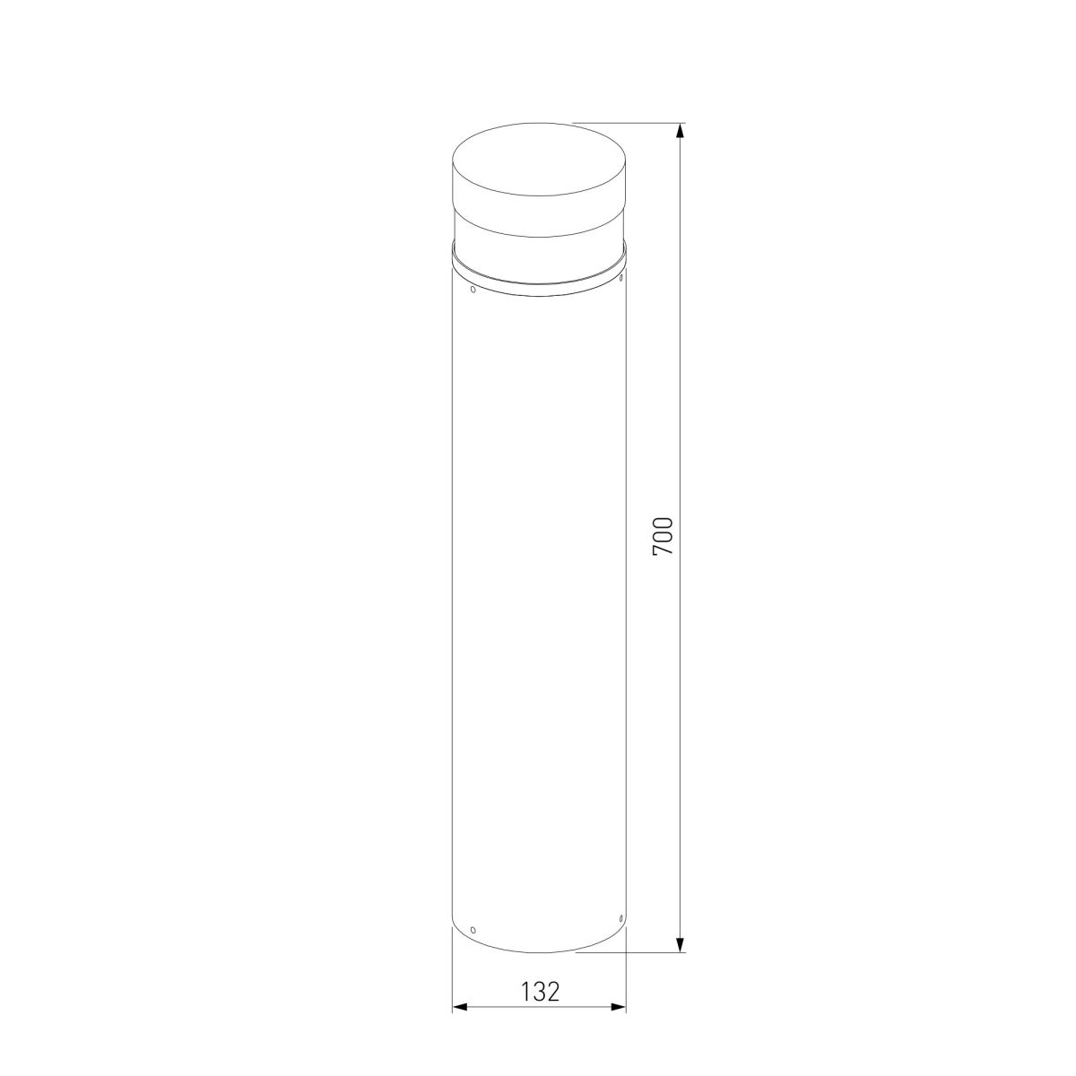 Ландшафтный светильник 1532 TECHNO LED черный 4690389219184 a072085