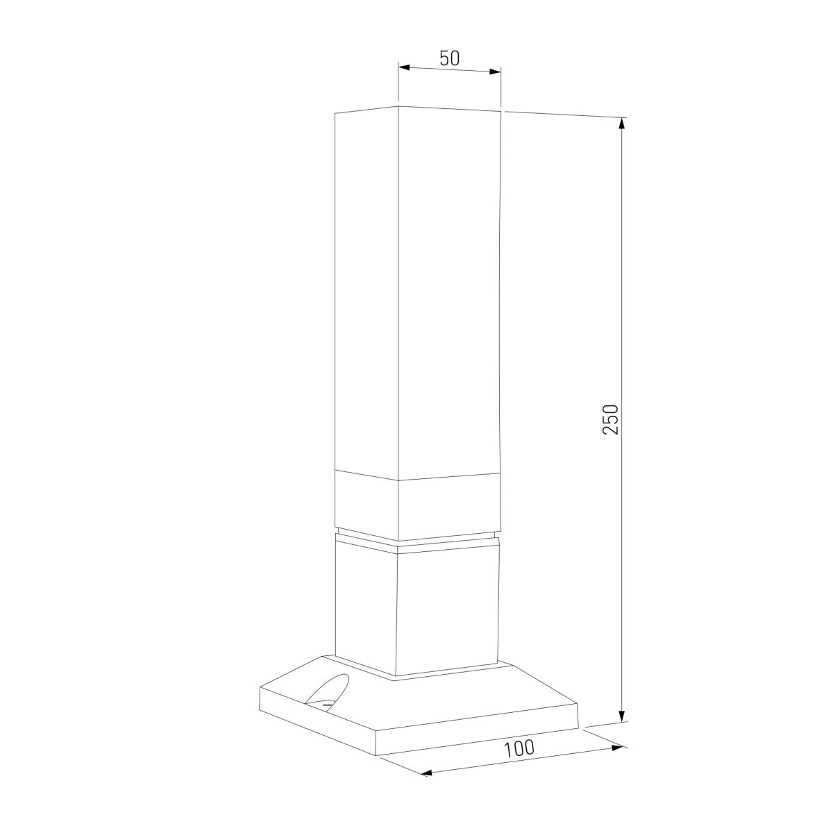 Ландшафтный светильник 1536 TECHNO LED 3000K чёрный 4690389219207 a072068