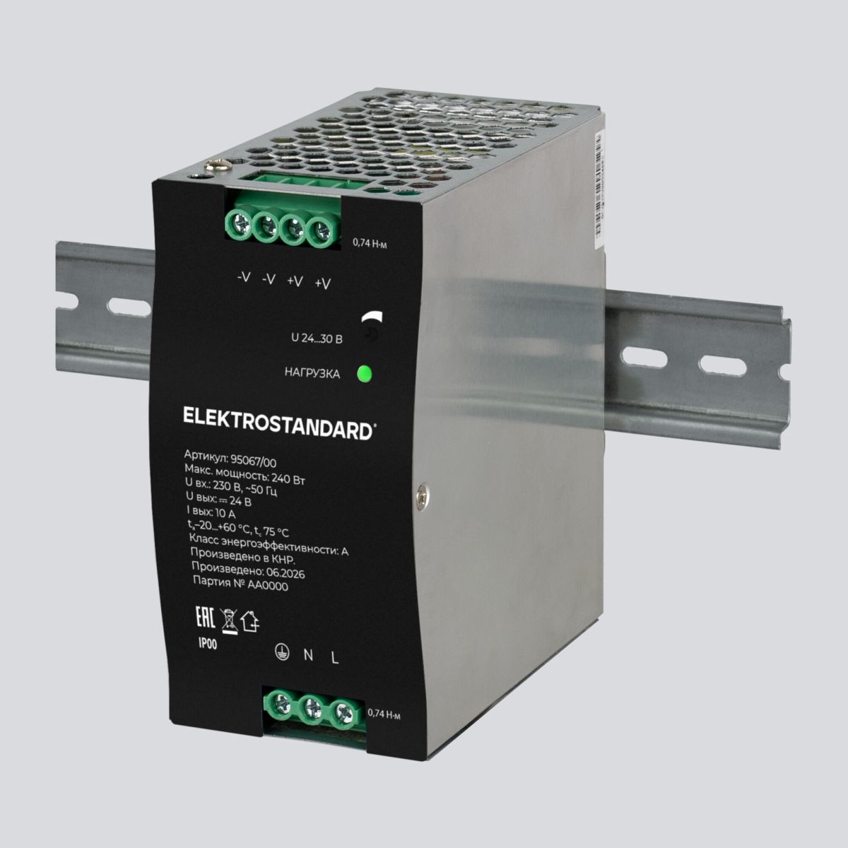 Блок питания 240W 24V IP20 95067/00 4690389220500 a072609