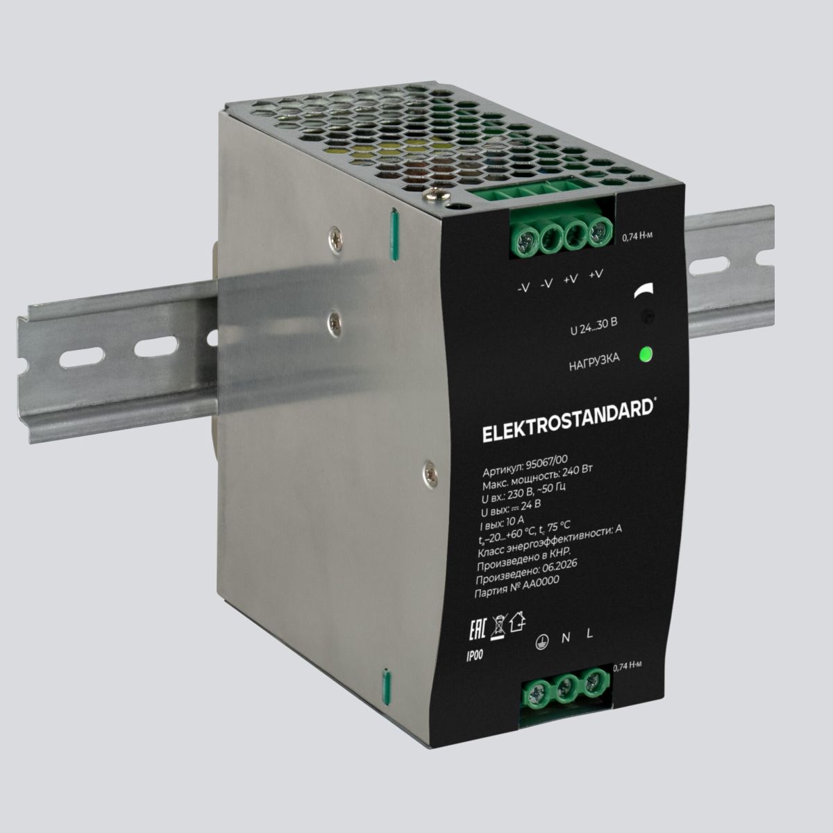 Блок питания 240W 24V IP20 95067/00 4690389220500 a072609