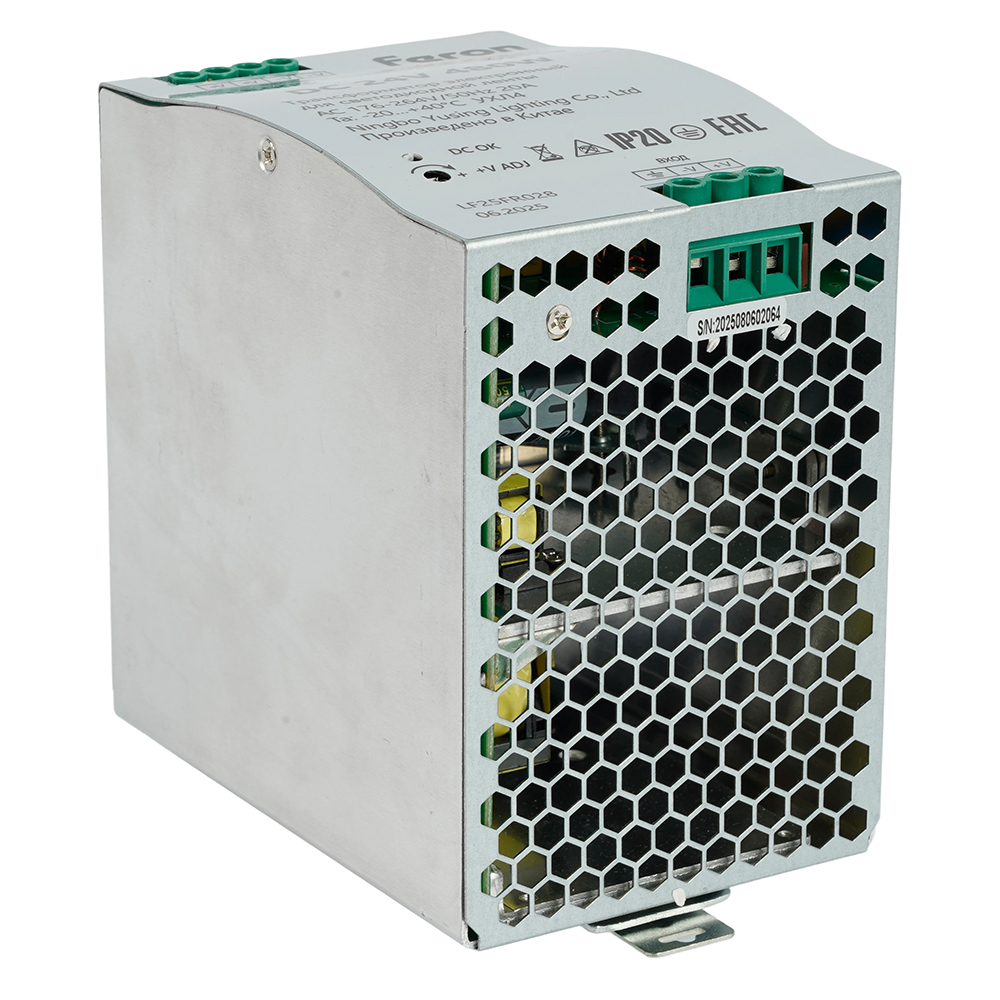 Трансформатор электронный на DIN-рейку LB008 480W 24V IP20 52138