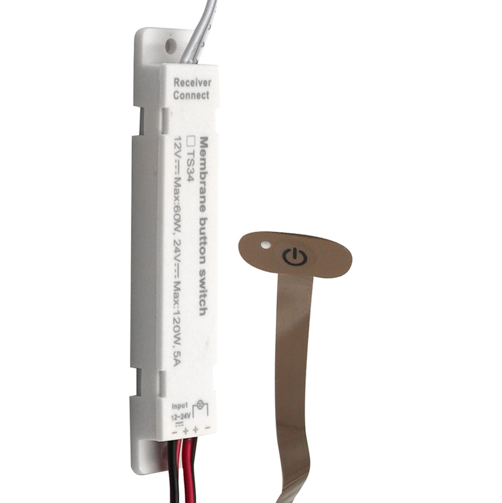 Датчик движения SEN35 на касание, встраиваемый, 12/24V, 60/120W 52166