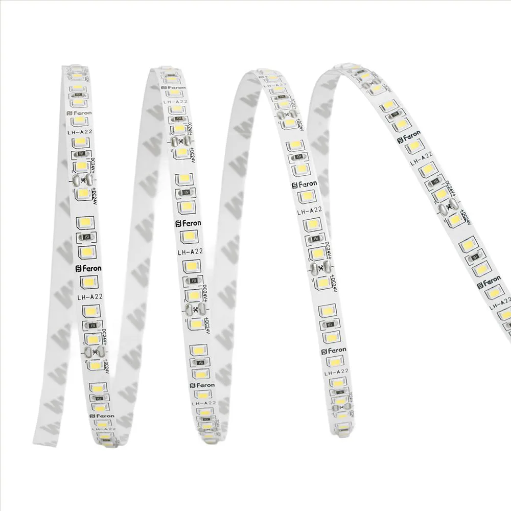 Светодиодная лента 24V LS501, 120*SMD2835, 11W/m, IP20, 4000К (нейтральный белый) 53087