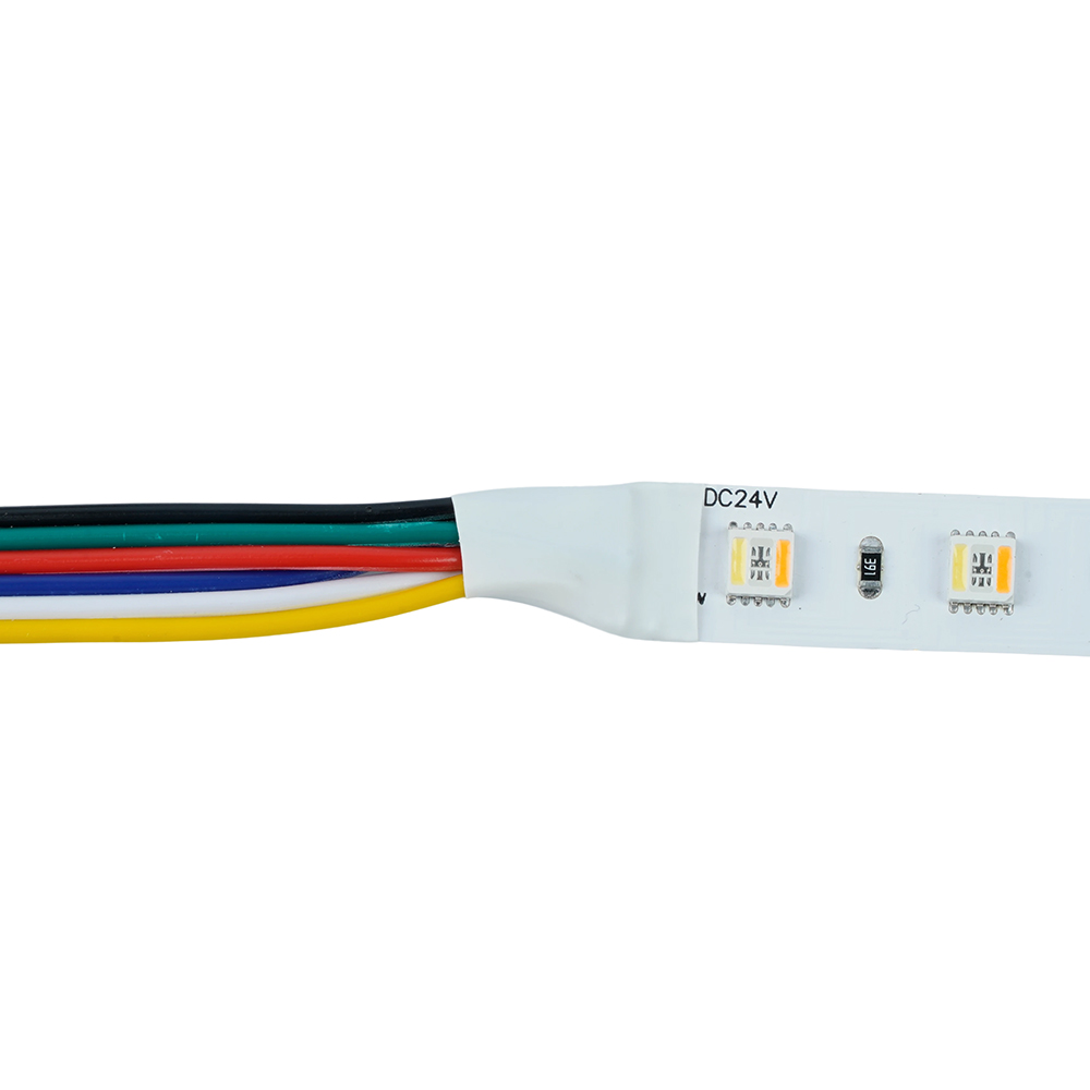 Лента светодиодная 24V LS508, 60*SMD5050, 20W/m, IP20, RGB+2300К+6500K 53336