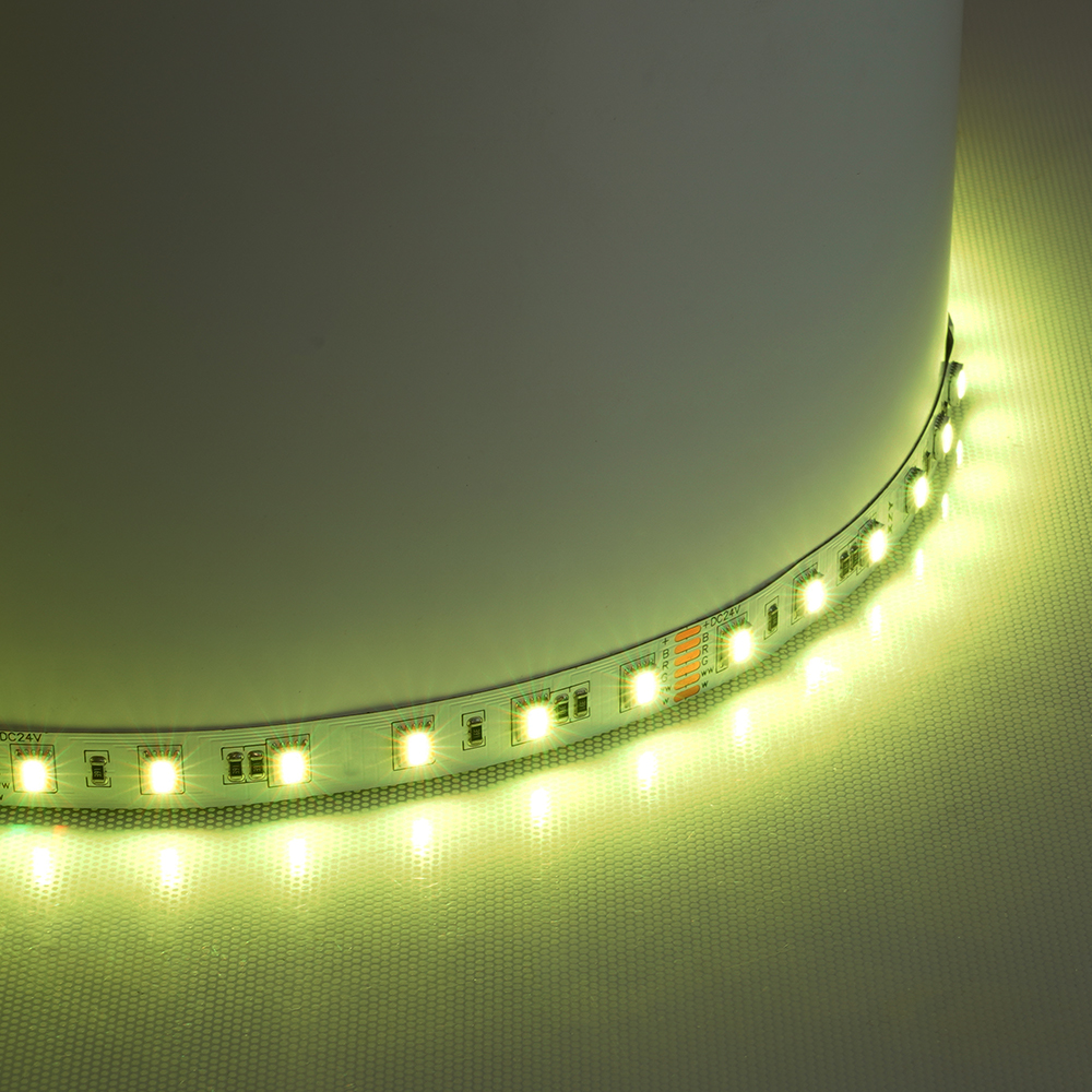Лента светодиодная 24V LS508, 60*SMD5050, 20W/m, IP20, RGB+2300К+6500K 53336