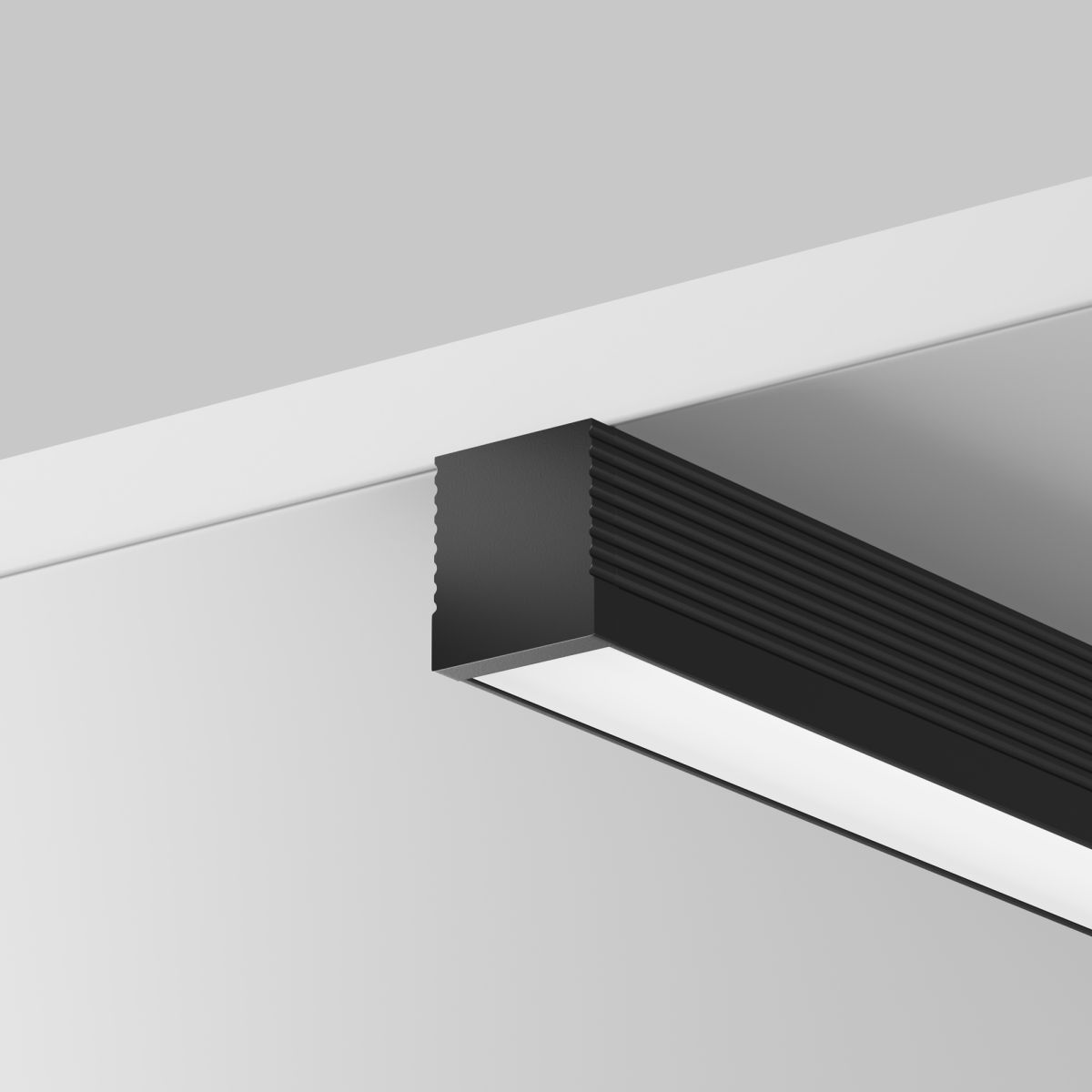 Алюминиевый профиль накладной Led Strip ALM-0809-B-2M 631002
