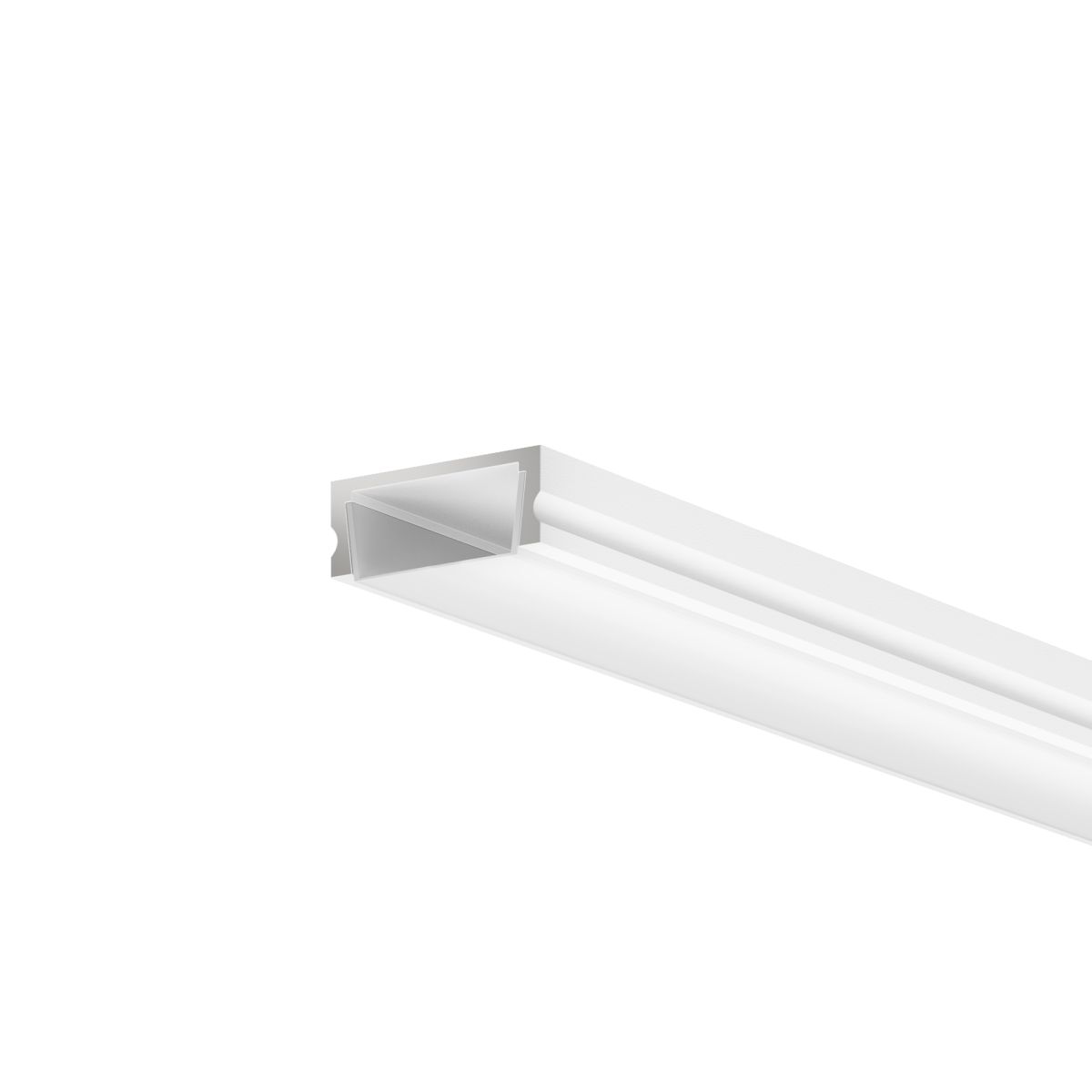 Алюминиевый профиль накладной 15x6 Led Strip ALM-001-W-2M 631004