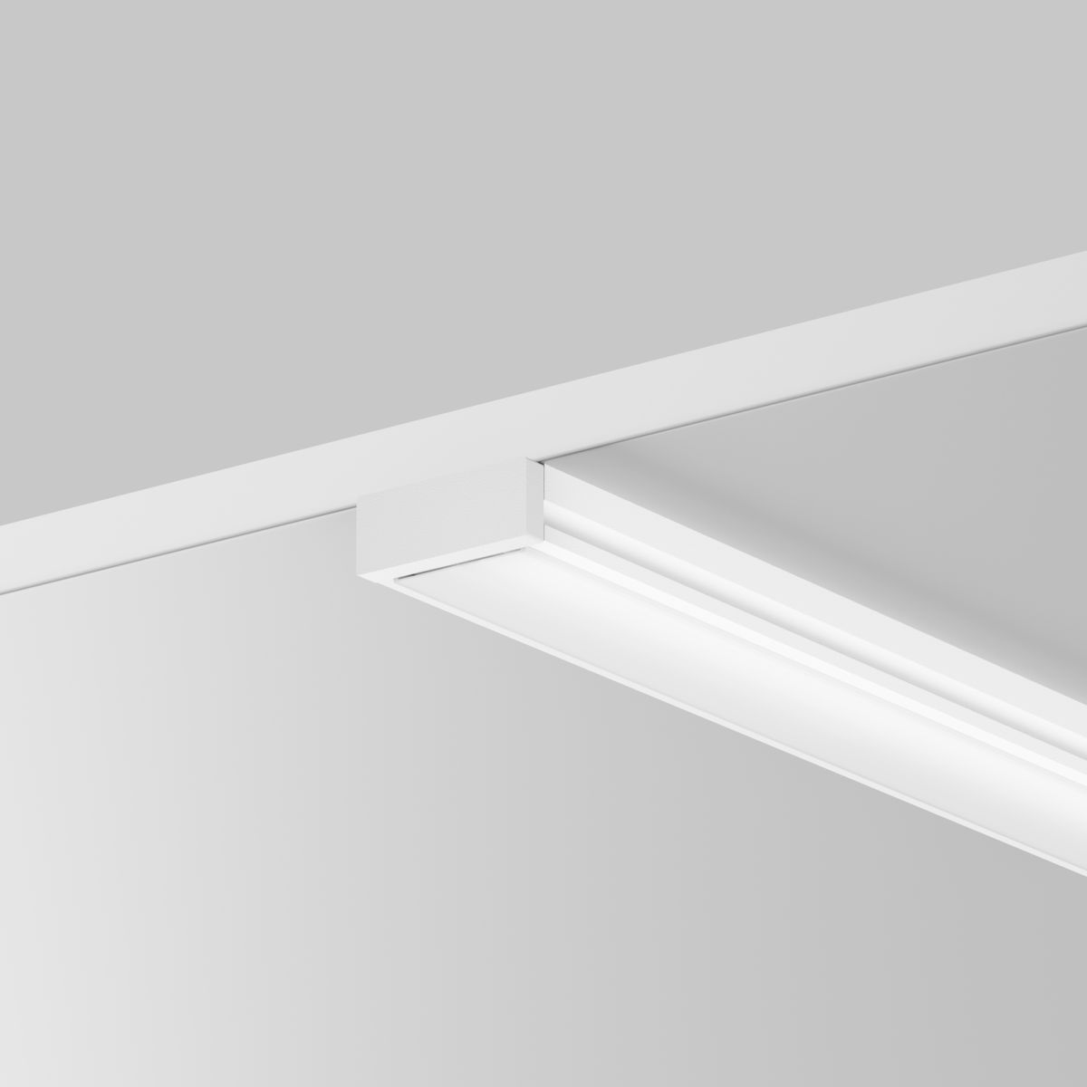 Алюминиевый профиль накладной 15x6 Led Strip ALM-001-W-2M 631004