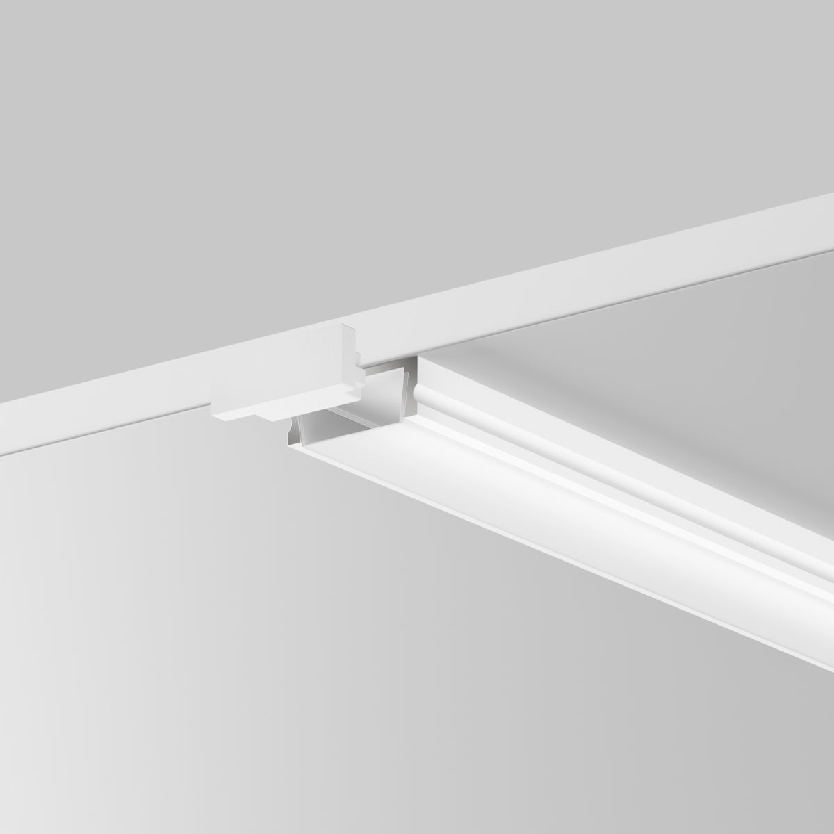 Алюминиевый профиль накладной 15x6 Led Strip ALM-001-W-2M 631004