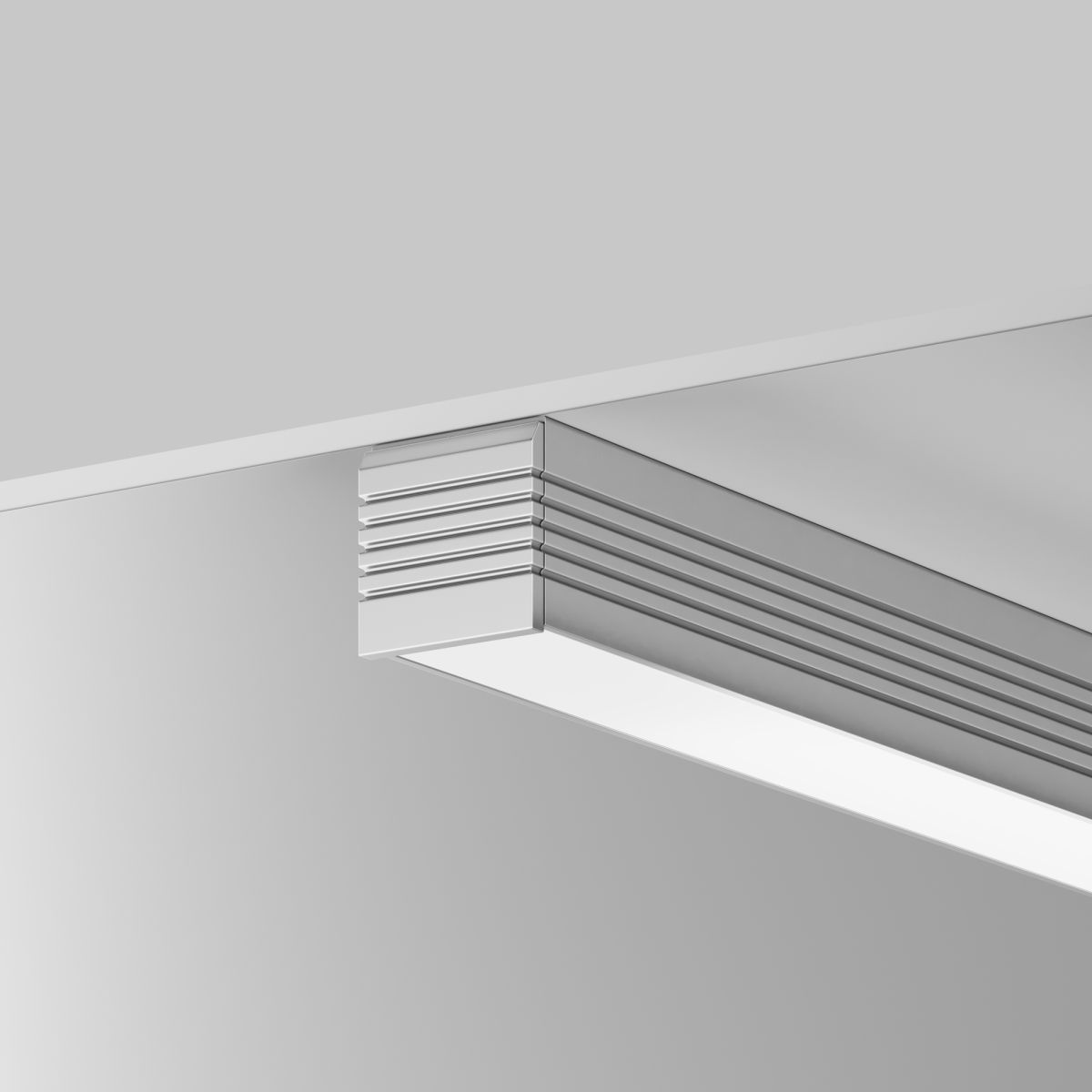 Алюминиевый профиль накладной Led Strip ALM-3535AT-S-2M 631008