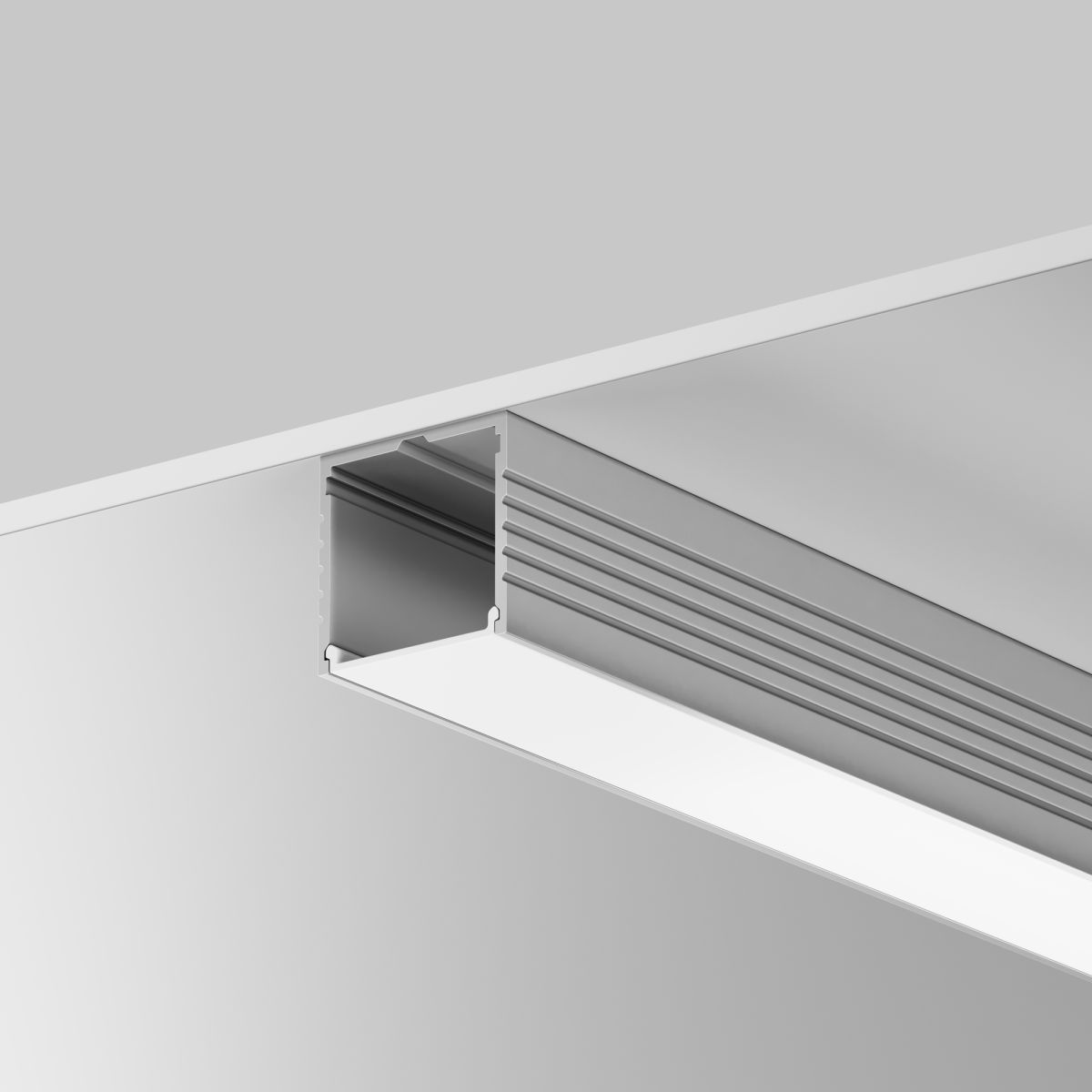 Алюминиевый профиль накладной Led Strip ALM-3535AT-S-2M 631008